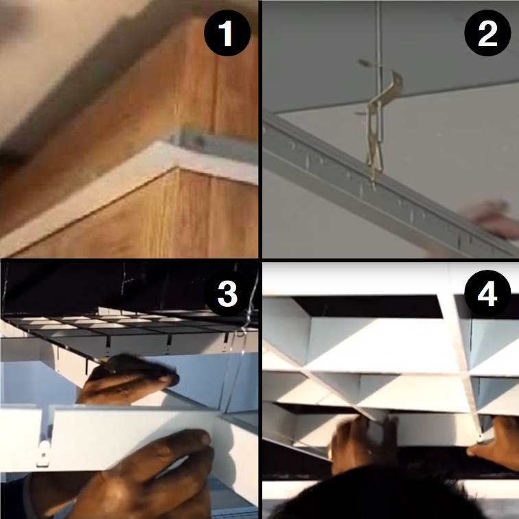 Instalasi Grid Ceiling