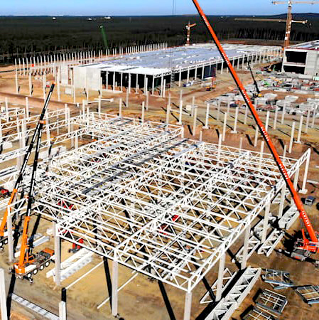 Konstruksi Gigafactory Tesla Berlin