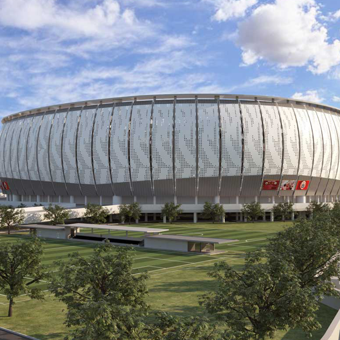 Stadion JIS Stadion JIS Berkonsep Green Building