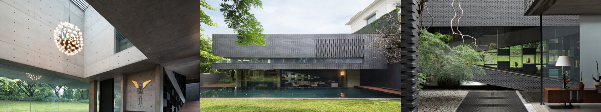 AW Residence dengan Fasad Batu Bata Karya Arsitek Andra Matin