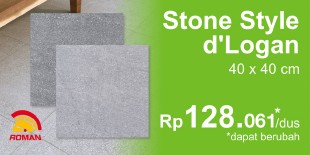 Roman Granite d'Logan 40x40 cm