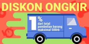 Diskon Ongkir 1%
