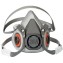 3M Masker Half Facepiece Reusable Respirator 6200 1