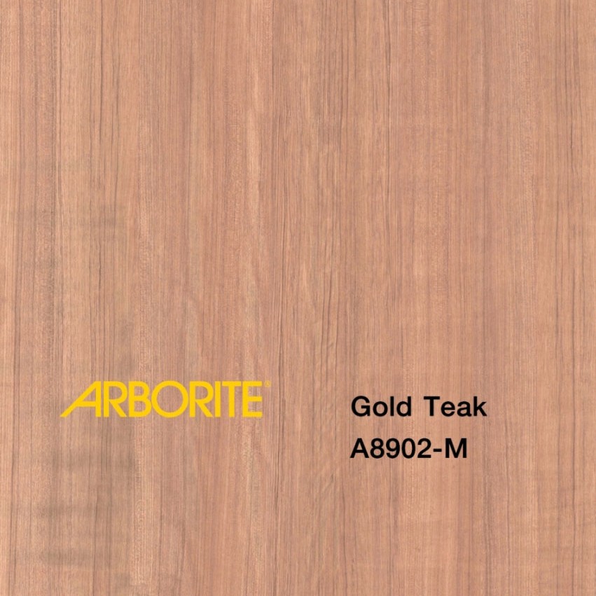 Arborate HPL Woodgrain A8902-M Gold Teak 1