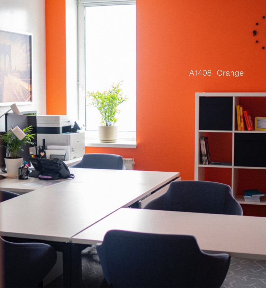 Arborite HPL Solid Color A1408-M Orange 2