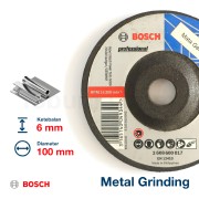 4" x 6 Batu Kikis Poles Pro Metal Grinding Disc