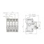 CHINT Miniature Circuit Breaker NXB-63 1 Poles 2