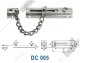 Dekkson Grendel Rantai Pintu / Door Chain DC 005 SSS 2