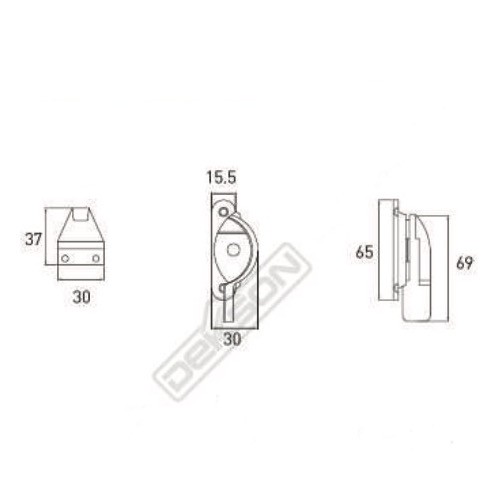 dekkson-crescent-lock-cl-310-bk