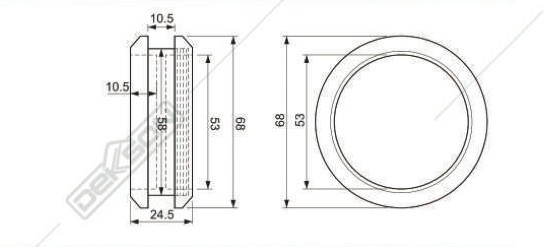 Dekkson Door Knob DK 001 Round SSS 2