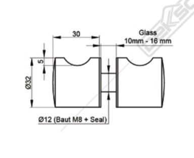 Dekkson Door Knob DK AL 82803 CP 3