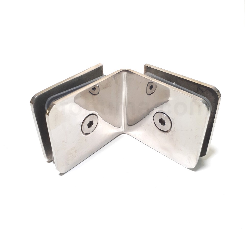 Glass Clip / Jepitan Klip L Pintu Kaca Dekkson GC 018 (GG) PSS 1