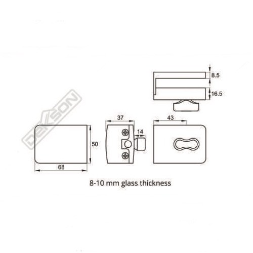dekkson-glass-lock-gl-8600-cp