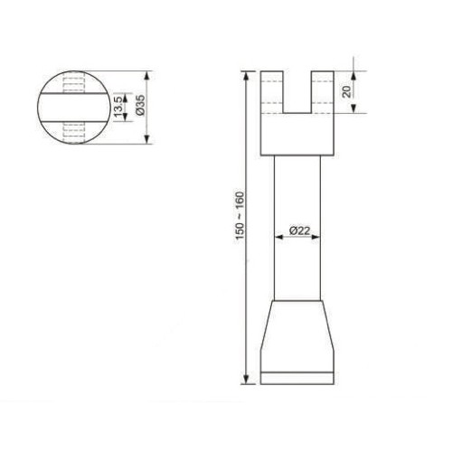 Dekkson KT SOLID 304 (160MM) SSS 2