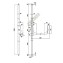 Dekkson Panic Bar for Steel door ISEO 2 Point Idea 2