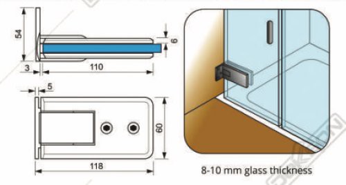 dekkson-shower-hinge-sh-8600b-gw-cp