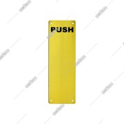 Sign Plate SP002A PUSH PVD