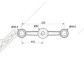 Dekkson Spider Fitting SF 2202A (180) 220MM SSS 3