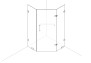 Set Aksesoris Shower Box Kaca Diagonal 1