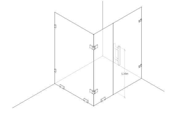 set-aksesoris-shower-box-kaca-kotak