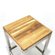 Daun Meja 40 x 40 cm Lapis Kayu Jati Asli Potongan