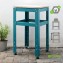 Meja Kokoh 40 x 40 cm SPCC Powder Coating Green Turqoise (Hijau) 1