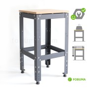 Meja Kokoh 40 x 40 cm SPCC Powder Coating Sand Charcoal ...