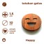 Motif Happy Smiley Tatakan Gelas Kayu Jati 1