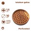 Motif Perforated Tatakan Gelas Kayu Jati 1