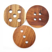 Tatakan Gelas Datar Motif Dadu / Wooden Coaster Dice