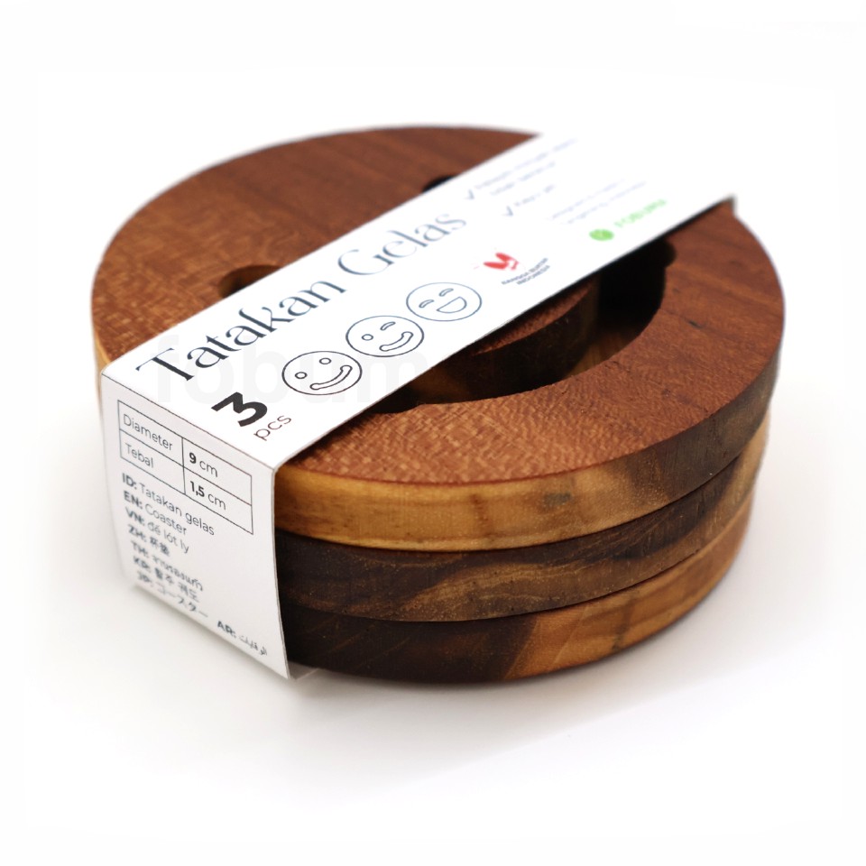 tatakan-gelas-datar-motif-emoticon-wooden-coaster-emoticon