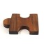 Tatakan Gelas Kayu Bentuk Puzzle Jati Datar / Wooden Coaster Puzzle 3