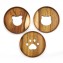 Tatakan Gelas Motif Hewan / Wooden Coaster Animal dengan Dinding 1
