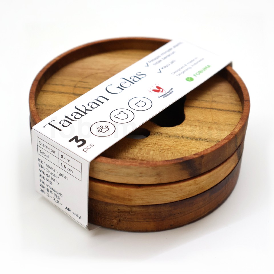 tatakan-gelas-motif-hewan-wooden-coaster-animal