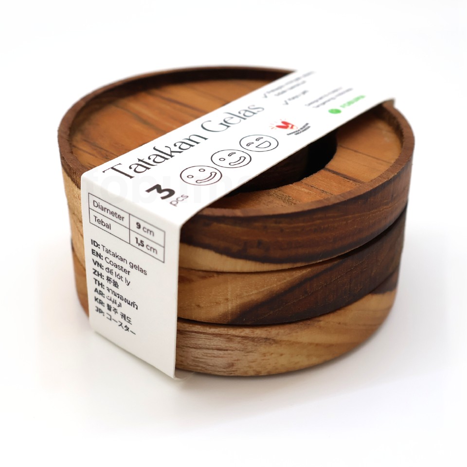 tatakan-motif-emoticon-wooden-coaster-emoticon