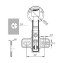 Huben Engsel Sendok Kaca Key Hole GH-0 Lurus 2