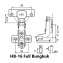 Huben Engsel Sendok Slide-On HB-16 Full Bungkuk 2