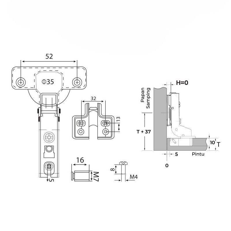 huben-engsel-sendok-slideon-ht16-full-bungkuk