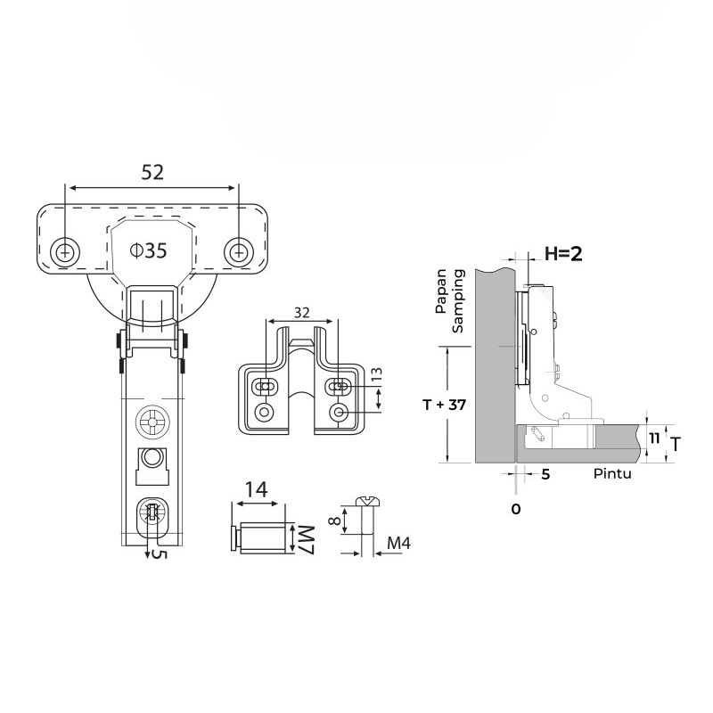 huben-engsel-sendok-slideon-mt16-full-bungkuk
