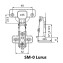 Huben Engsel Sendok Slow-Motion Klip-On SM-0 Lurus 2