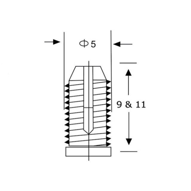 huben-fisher-5-mm-x-11-mm-putih
