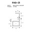 Huben Frame Handle Aluminium / FHD-21 3 Meter 2