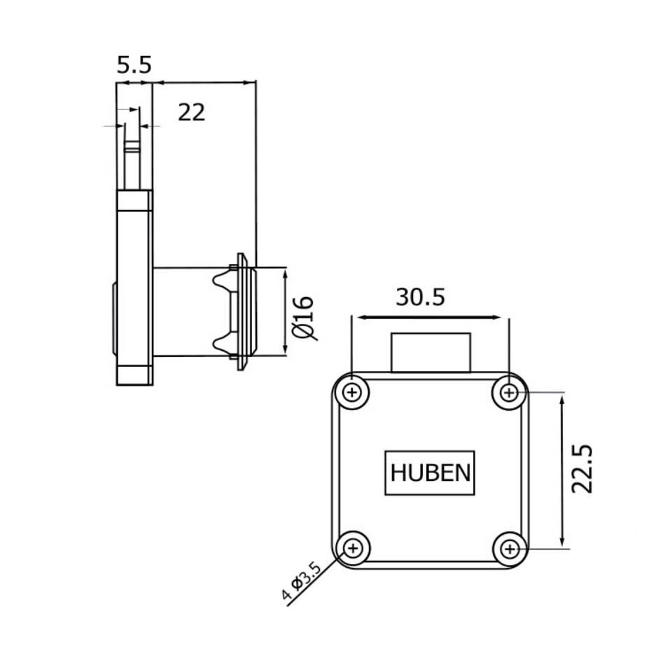 huben-kunci-laci-hl-303
