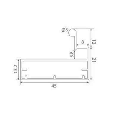 huben-profil-aluminium-lefhd128-lenaga