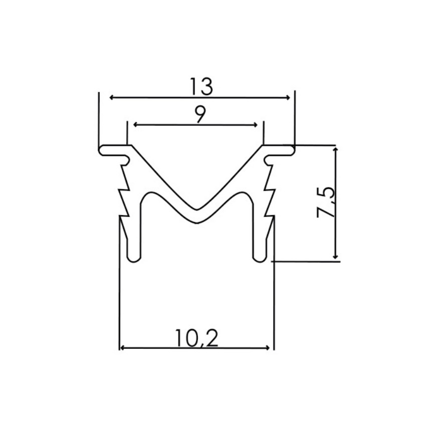 huben-profil-aluminium-sd-02-m