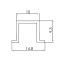Huben Profil Aluminium SD 02 U 2