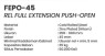Huben Rel Laci FE Push Open FEPO-45 3
