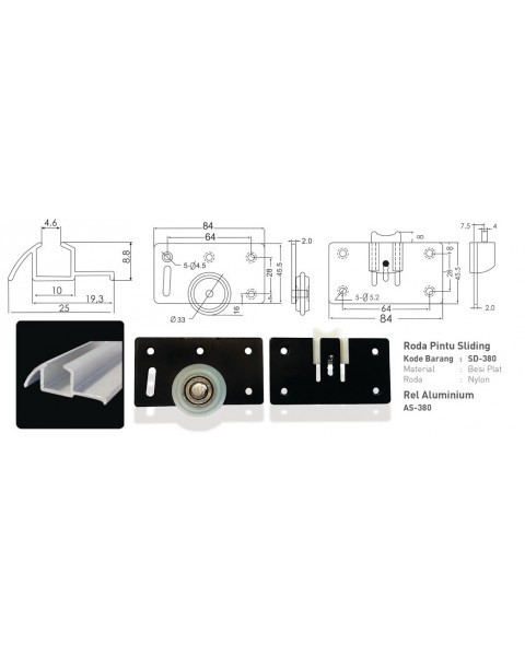 huben-roda-pintu-sliding-sd380