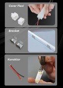 Set Fittings Flexi (Include Cover, Bracket, dan Konektor)