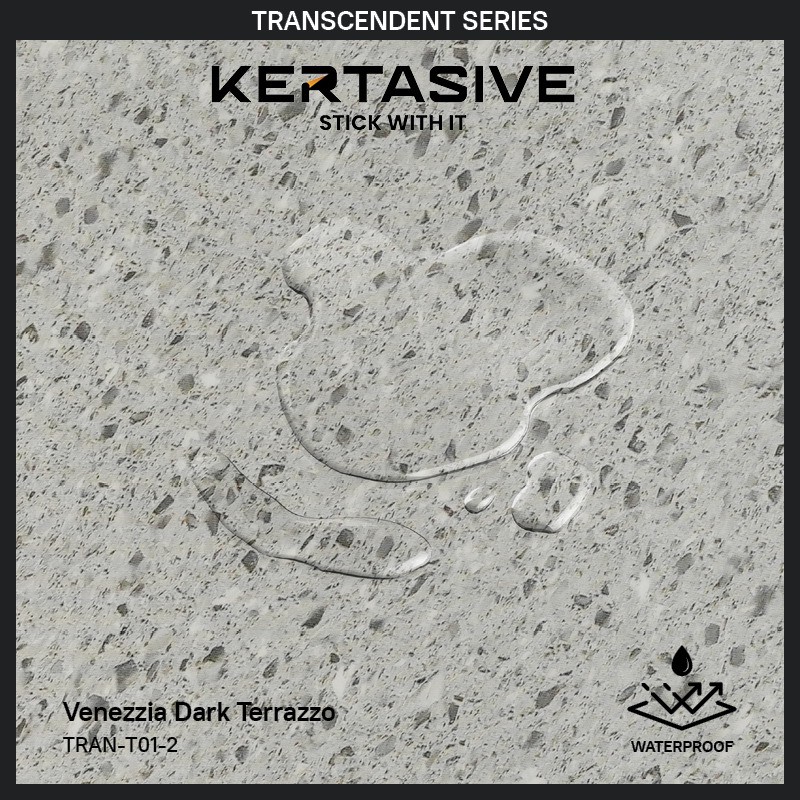Kertasive PVC Film Venezzia Dark Terazzo 3